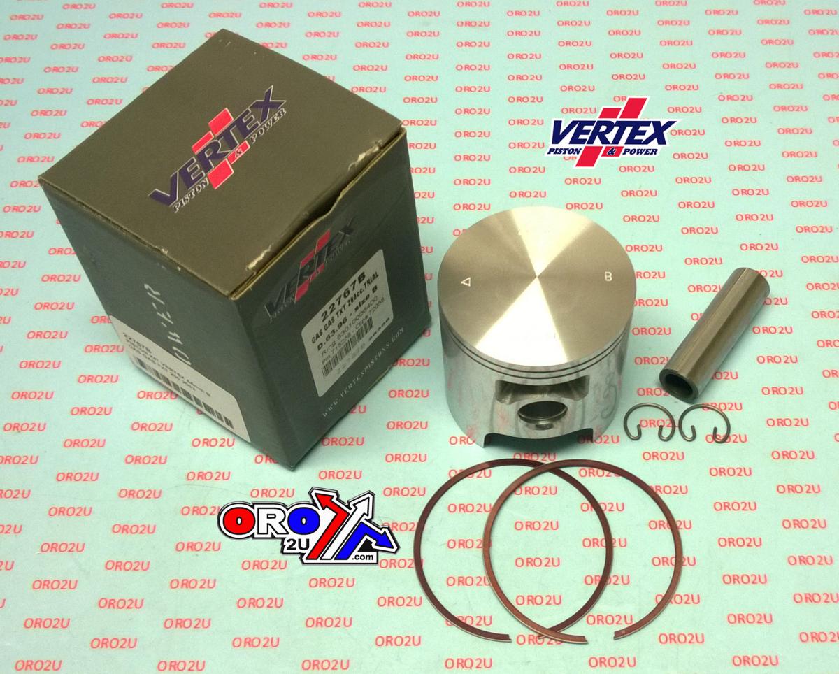 PISTON KIT VERTEX 64.0 B GAS GAS TXT 200 2002, VERTEX 22767B image 1
