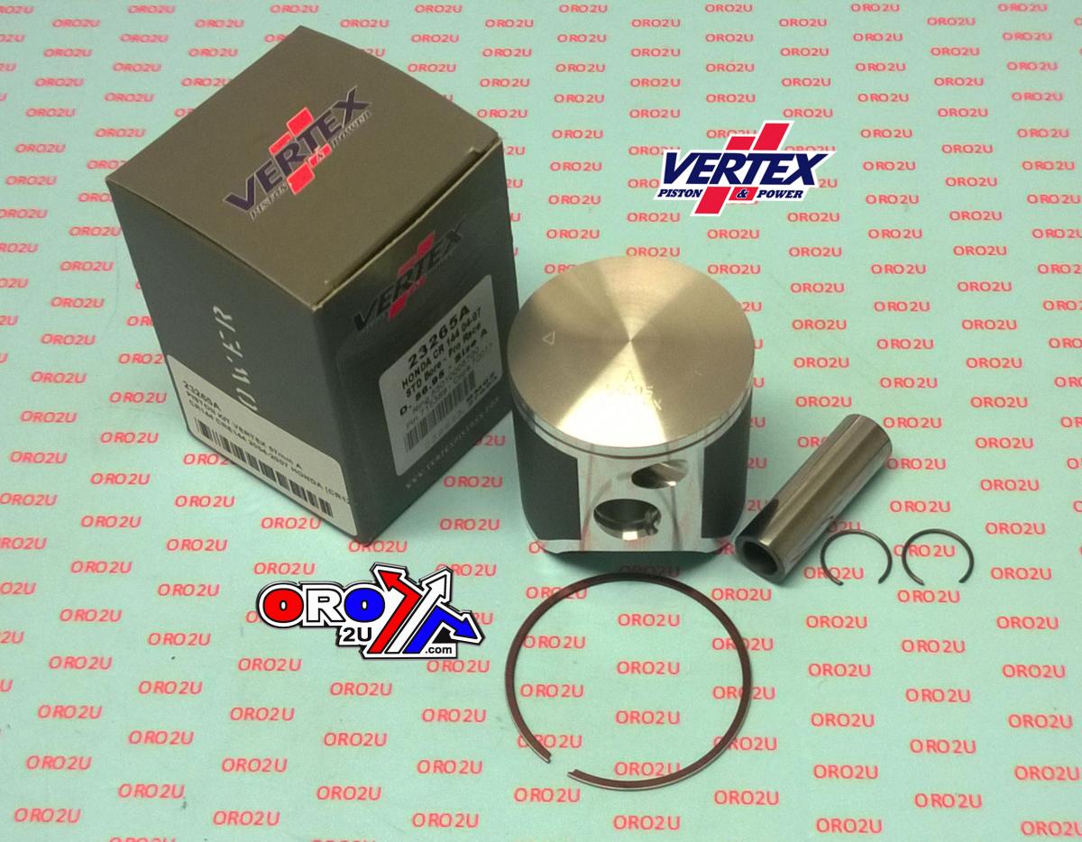 PISTON KIT VERTEX 57.0 B HONDA CR/CRE 144 04-07 PRO RACE, VERTEX 23265B CR125 BIG BORE image 1