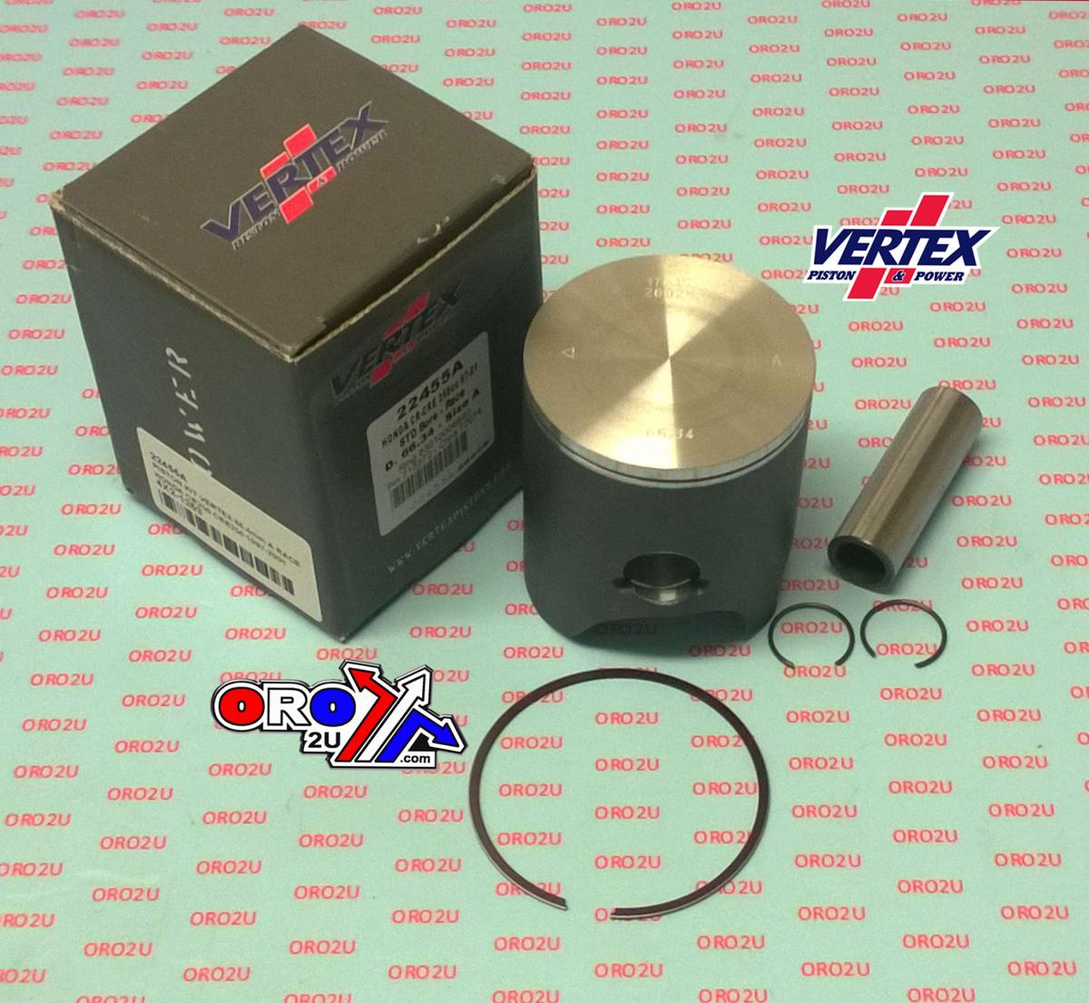 PISTON KIT VERTEX 66.4 D HONDA CR/CRE 250 97-01 RACE, VERTEX 22455D image 1