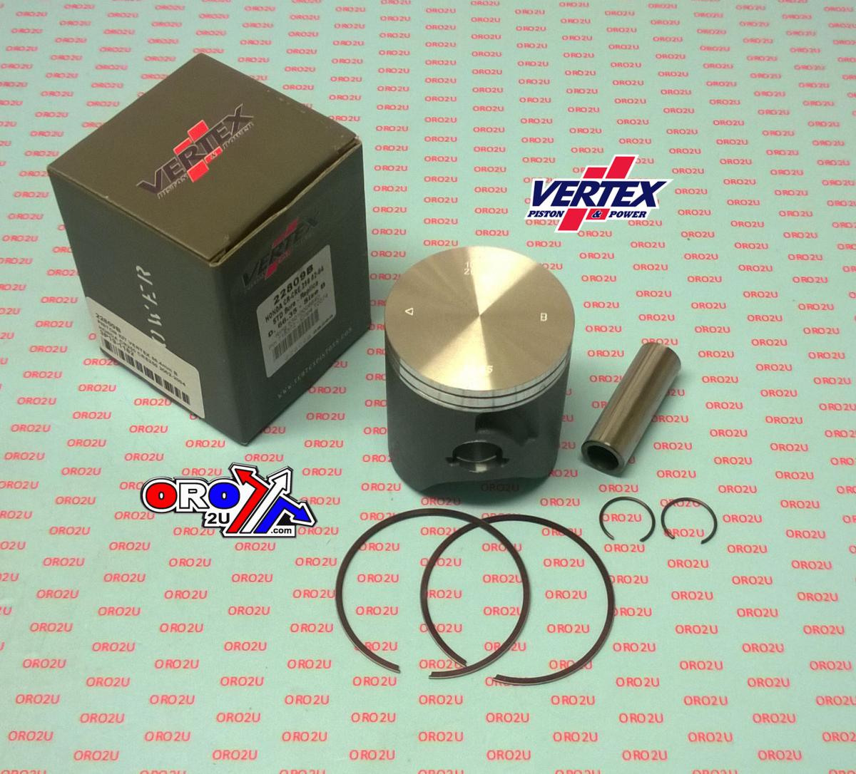 PISTON KIT VERTEX 66.4 A HONDA CR/CRE 250 02-04, VERTEX 22809A thumbnail 2