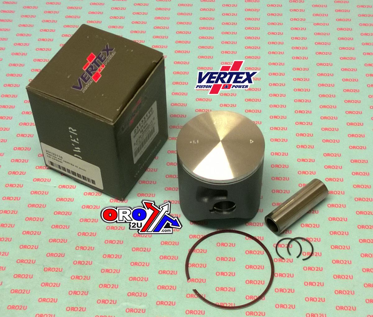 PISTON KIT VERTEX 67.5 HONDA CR/CRE 250 05-07, VERTEX 23133110 OS +1.10 thumbnail 2