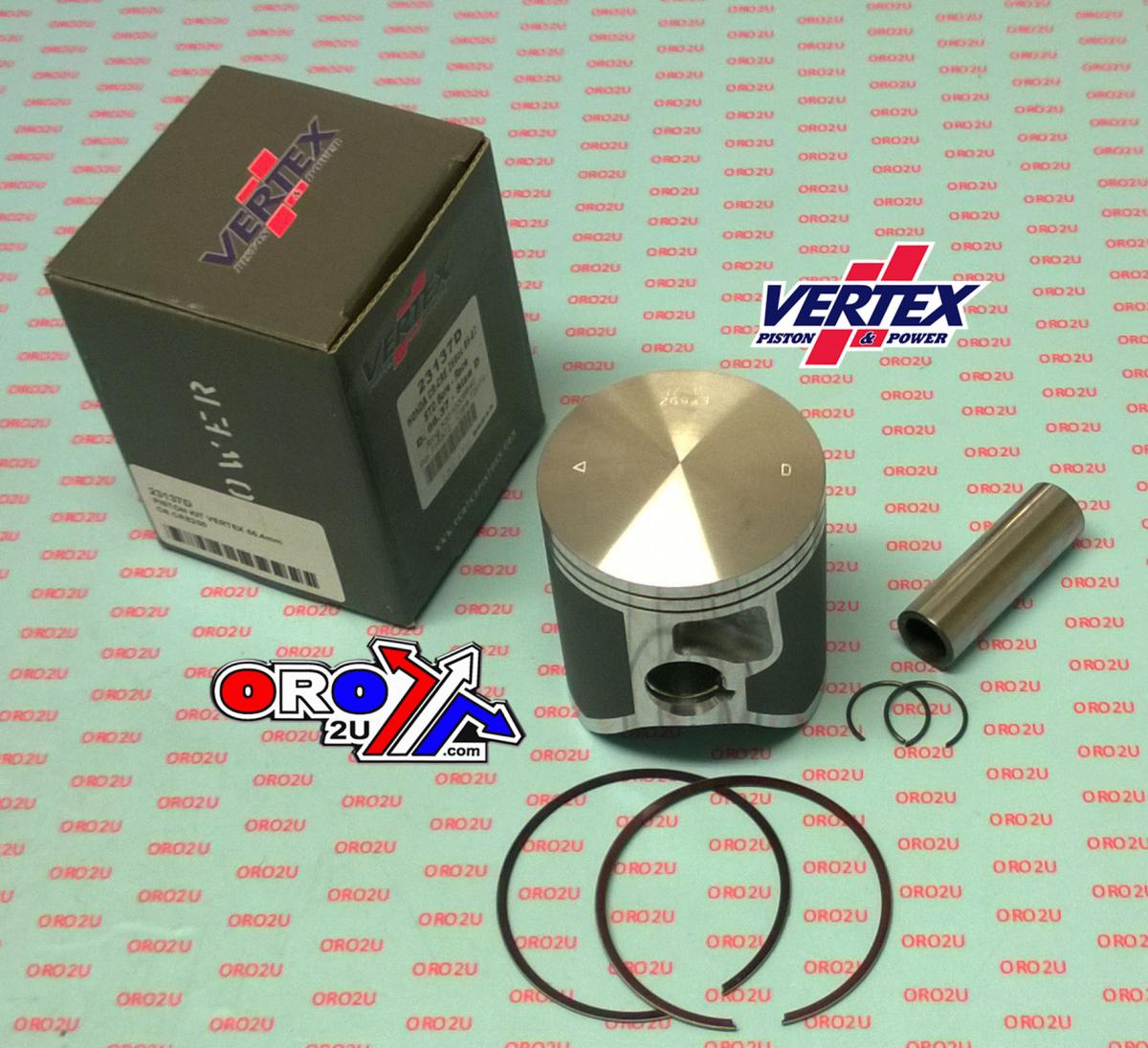 PISTON KIT VERTEX 66.4 D HONDA CR/CRE 250 05-07 RACE, VERTEX 23137D image 1