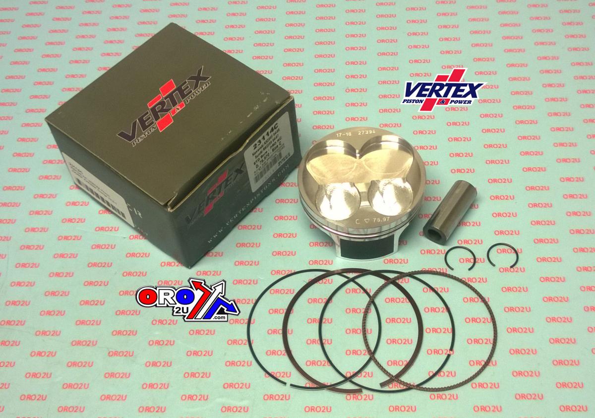 PISTON KIT VERTEX 78.0 A HONDA CRF 250 R/X 04-17, VERTEX 23113A HC COMPR 13,4:1 image 1