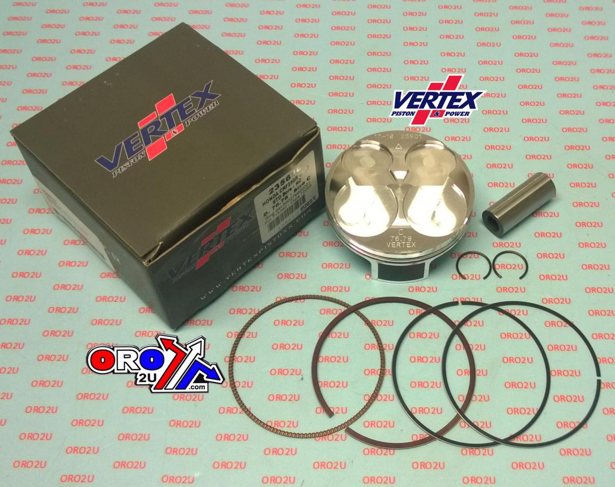 PISTON KIT VERTEX 76.8 B HC HONDA CRF 250 10-13, VERTEX 23561B HC COMPR 14,1:1 image 1