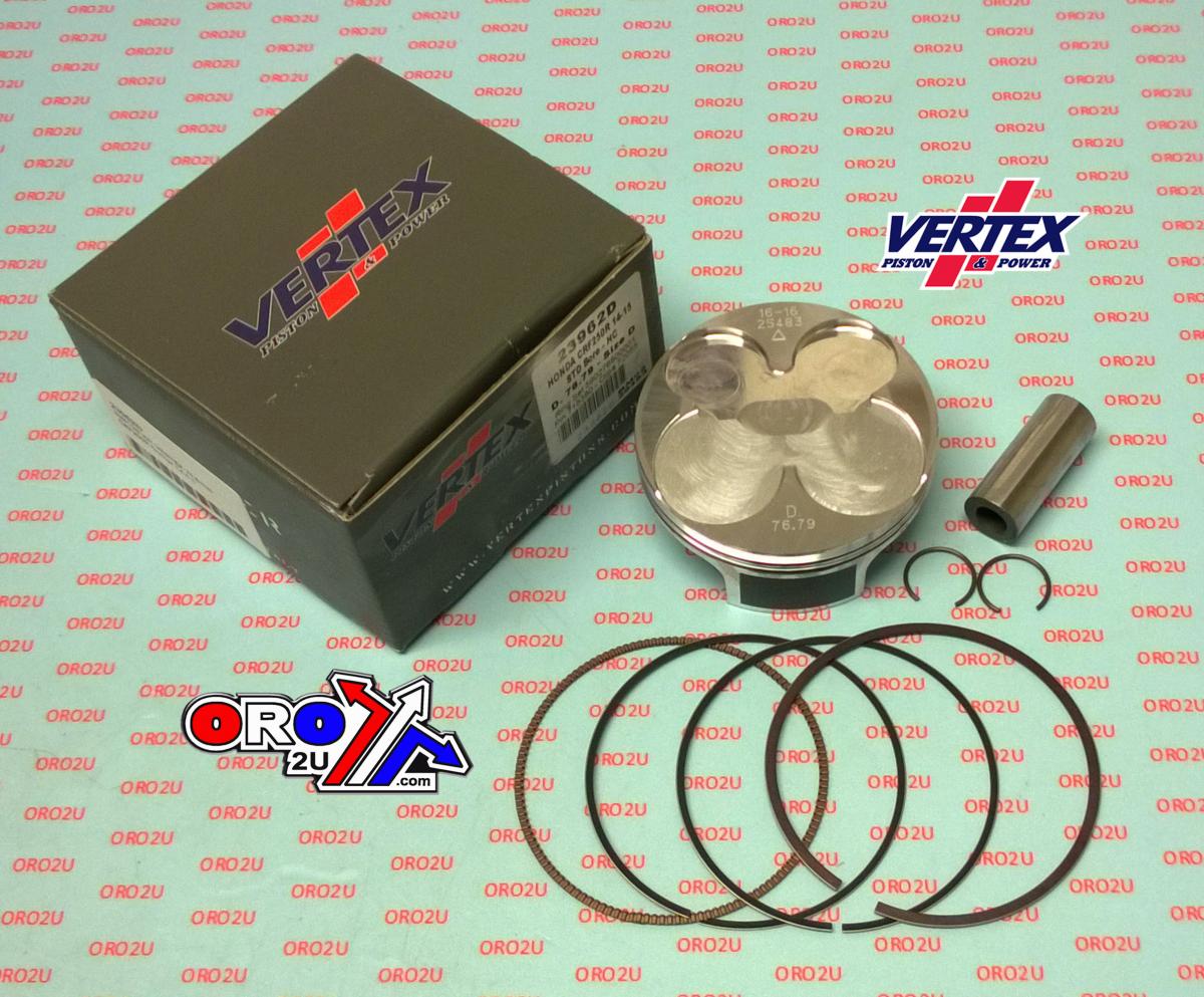 PISTON KIT VERTEX 76.8 B HC HONDA CRF 250 14-15, VERTEX 23962B HC COMPR 14,1:1 thumbnail 2