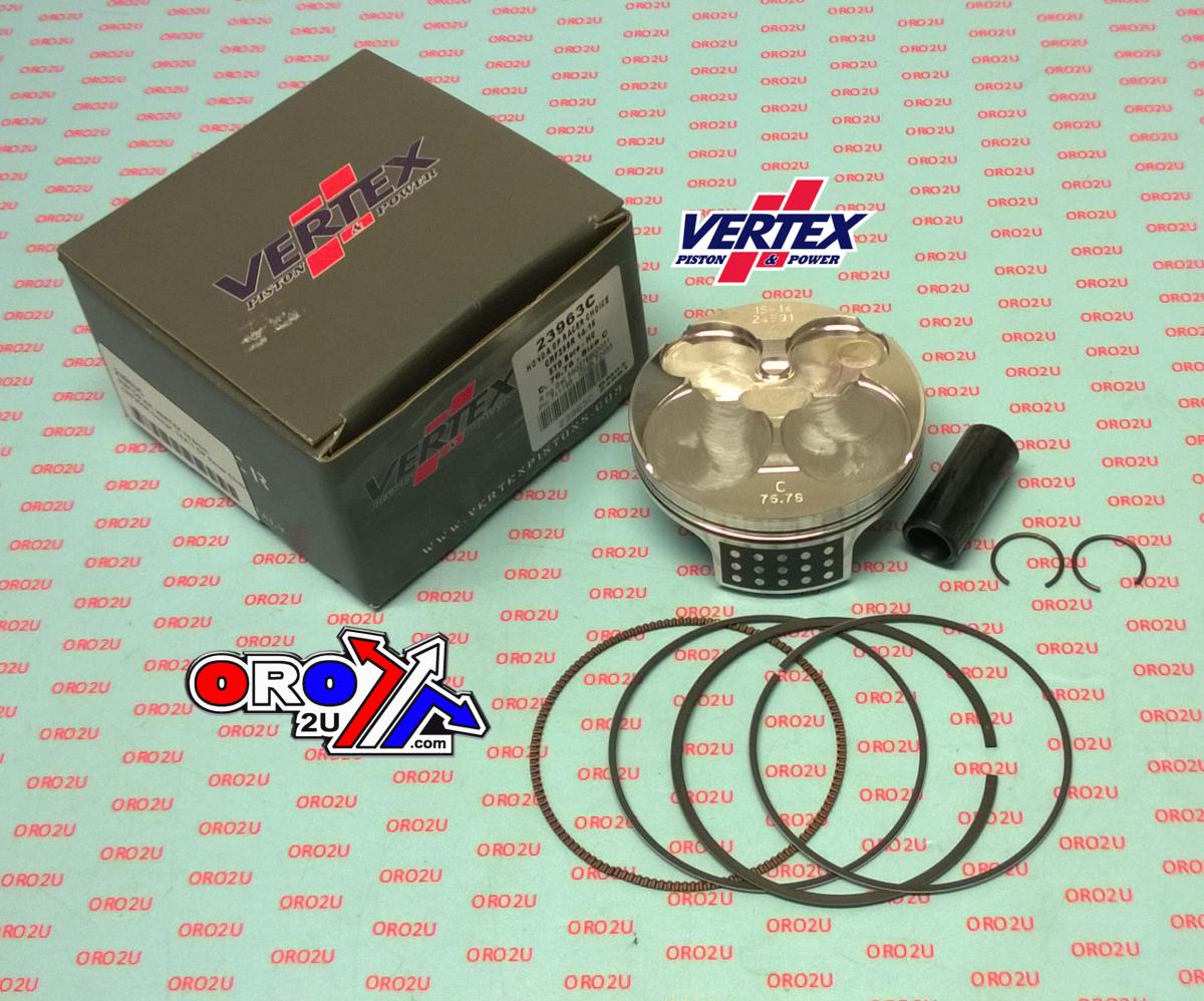 PISTON KIT VERTEX 76.8 A GP HONDA CRF 250 14-15, VERTEX 23963A HC COMPR 14,6:1 GP RACERS CHOICE thumbnail 2