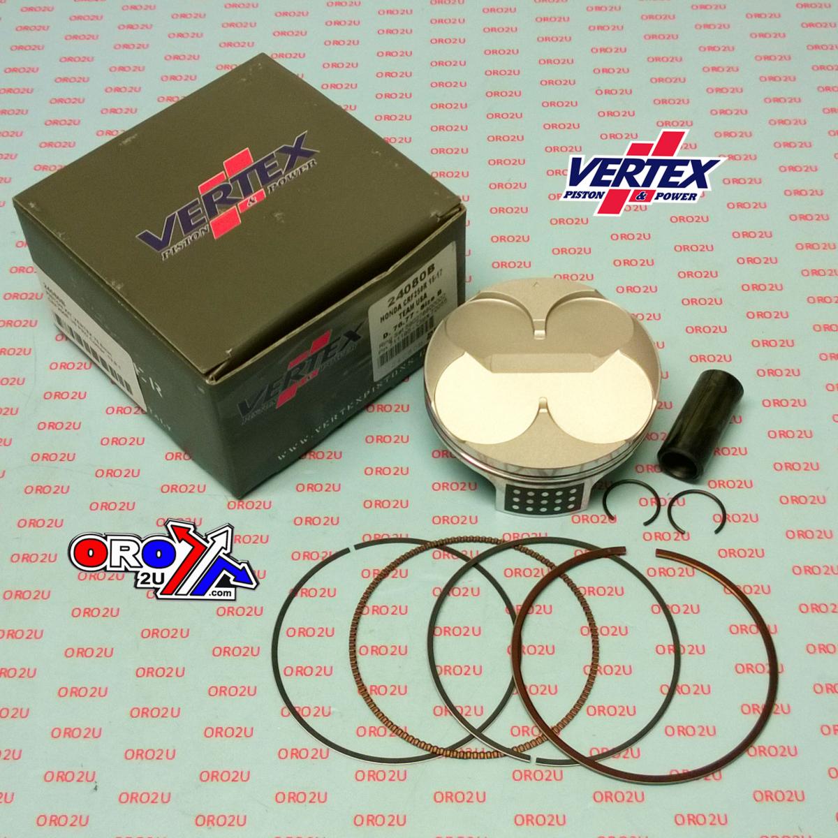 PISTON KIT VERTEX 76.8 B HC HONDA CRF 250 15-17, VERTEX 24080B US-PRO HC COMPR 13,9.1 image 1