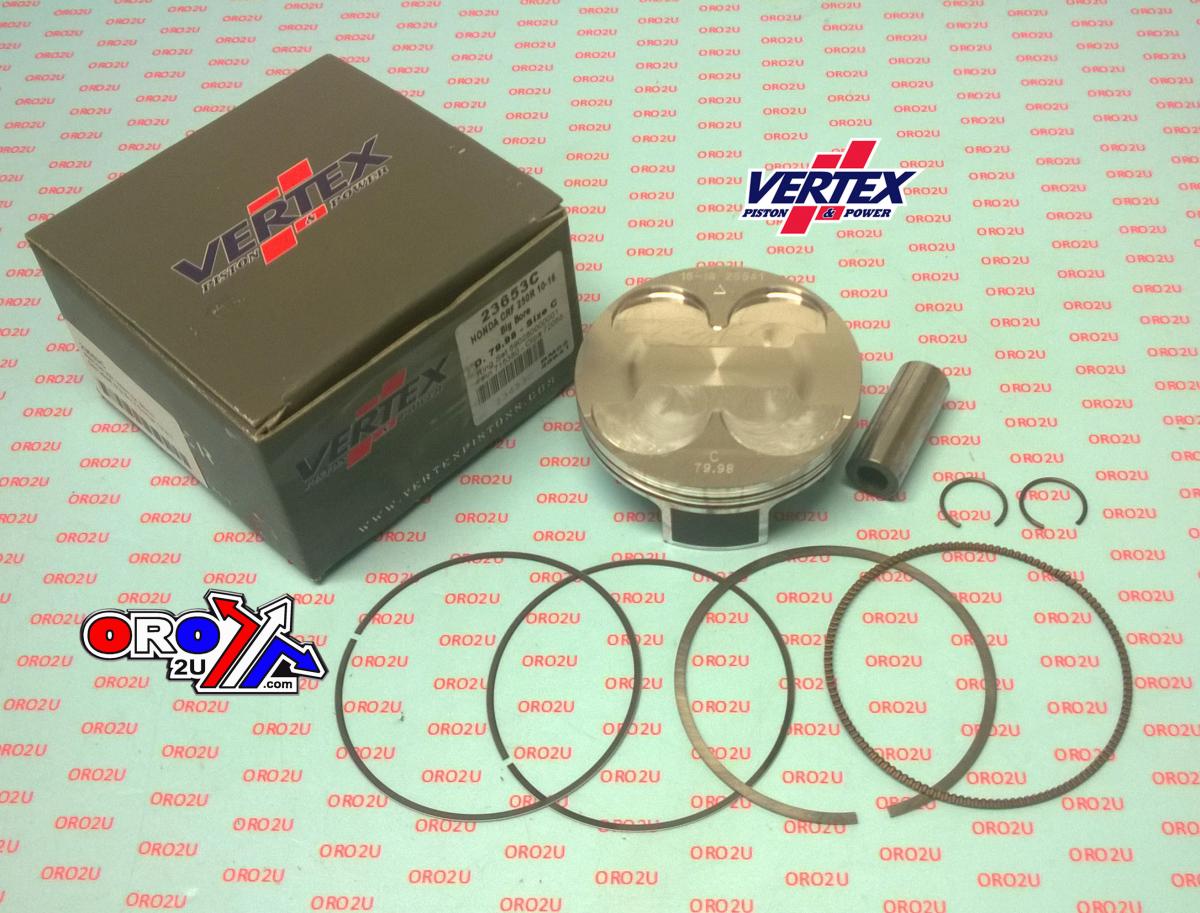PISTON KIT VERTEX 80.0 A HONDA CRF 250 10-17, VERTEX 23653A OS+3.20 BIG BORE COMPR 13,3:1 image 1