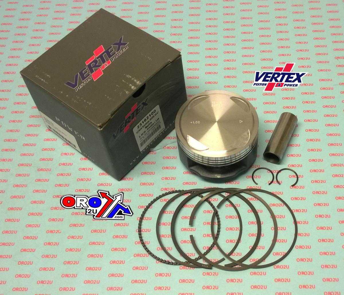 PISTON KIT VERTEX 85.5 HONDA XR/EX/TRX 400 96-07, VERTEX 23162050 OS +0.50 thumbnail 2
