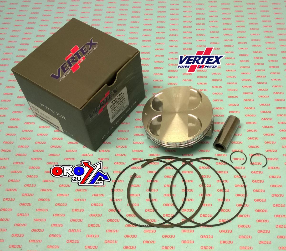 PISTON KIT VERTEX 96.0 D HONDA CRF 450 R/X 04-17, VERTEX 23003D COMPR 12,1:1 thumbnail 2