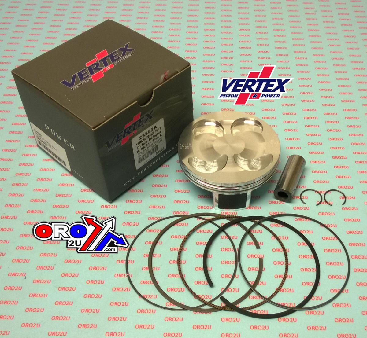 PISTON KIT VERTEX 99.0 A HONDA CRF 450 R/X 02-17, VERTEX 23595A OS+3.00 BIG BORE XL COMPR 12,0:1 image 1