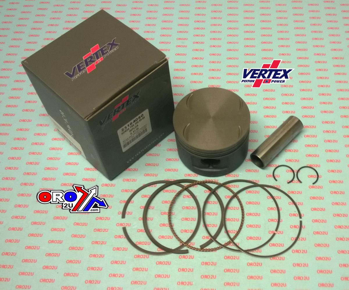 PISTON KIT VERTEX 82.0 HONDA TRX 350 85-89, VERTEX 23164100 OS +1.00 image 1