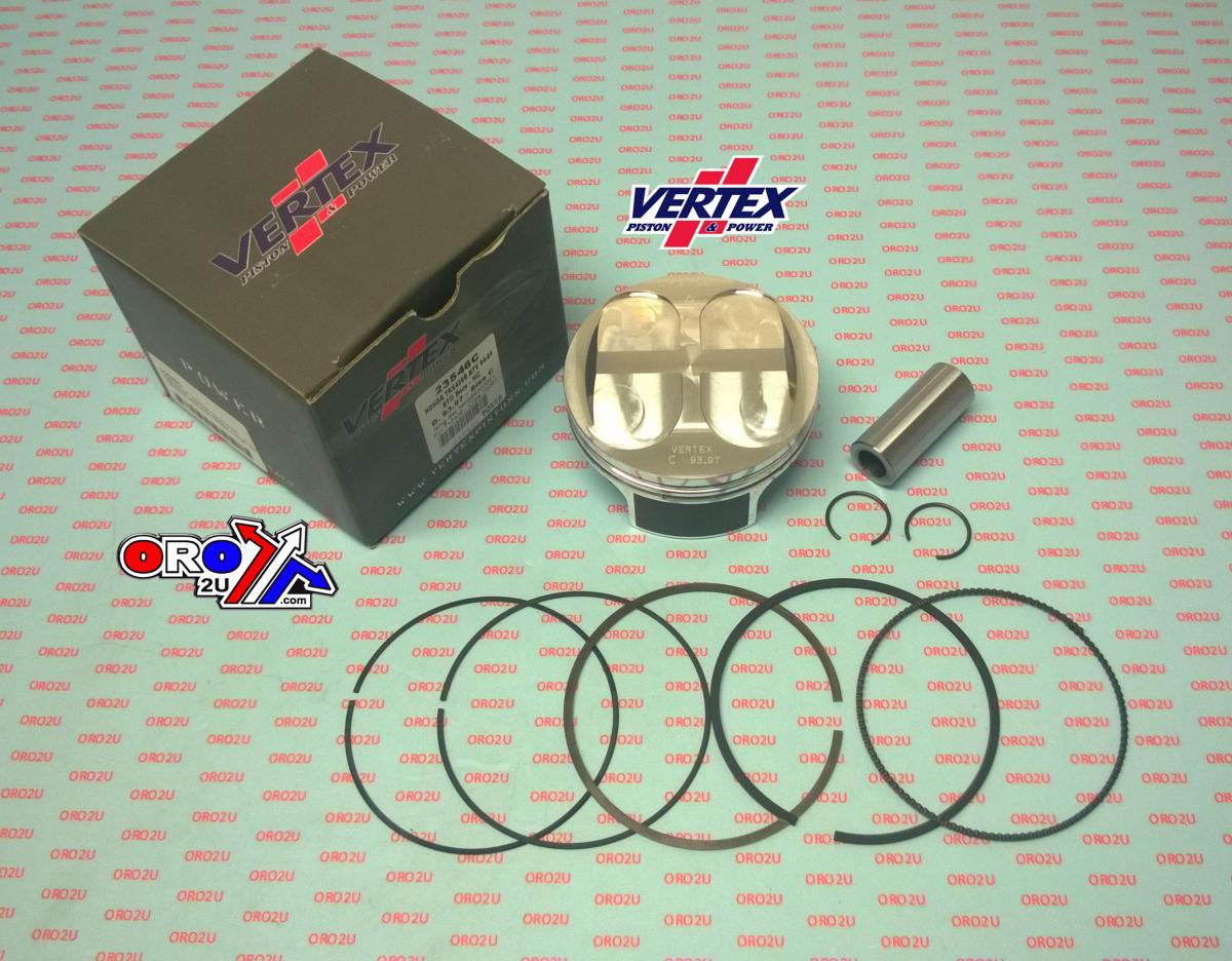 PISTON KIT VERTEX 94.0 C HC HONDA TRX 450 04-05, VERTEX 23546C HC COMPR 13,1:1 image 1