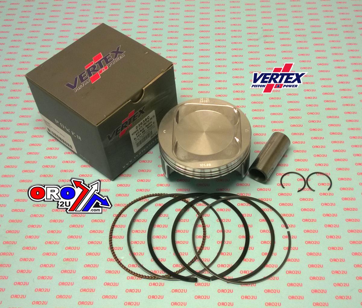 PISTON KIT VERTEX 102.0 B HONDA TRX 700 08-10, VERTEX 23638B thumbnail 2
