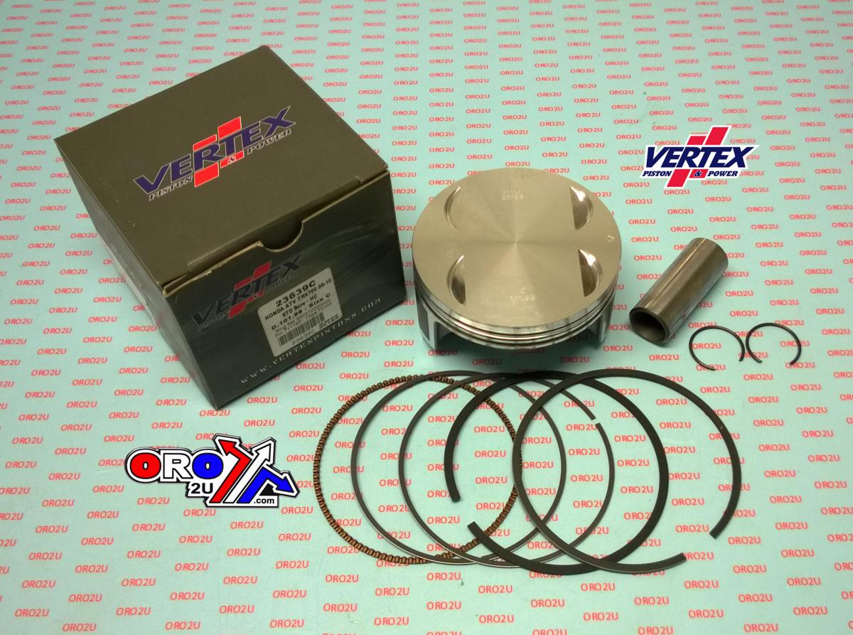 PISTON KIT VERTEX 102.0 A HC HONDA TRX 700 08-10, VERTEX 23639A HC image 1
