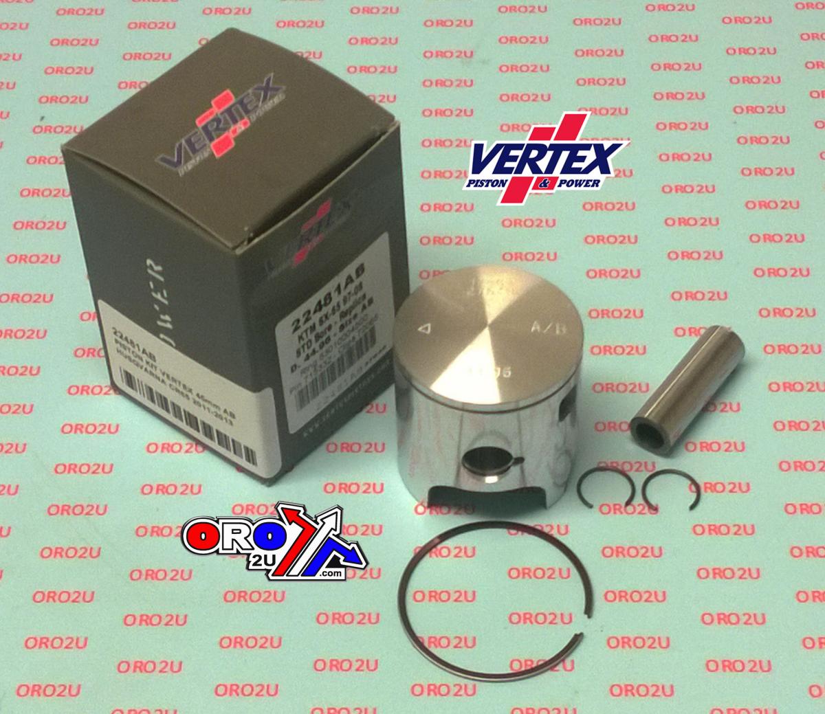 PISTON KIT VERTEX 45.0 A/B HUSKY CR 65 11-13, VERTEX 22481AB thumbnail 2