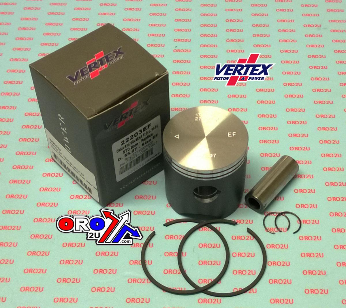 PISTON KIT VERTEX 56 C/D HUSKY WRE 125 DP 94-96, VERTEX 22203CD image 1