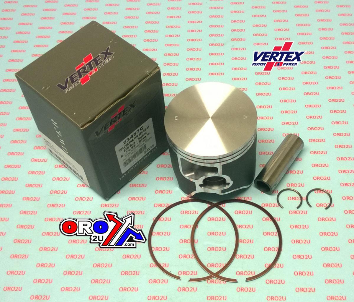 PISTON KIT VERTEX 72.0 C HUSQVARNA WR 300 08-13, VERTEX 23457C image 1