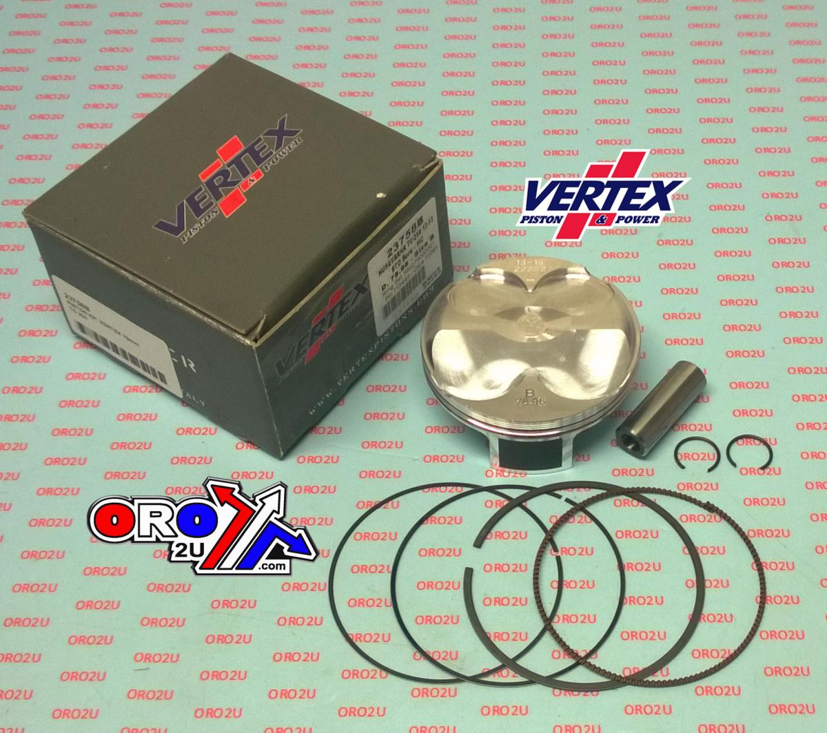PISTON KIT VERTEX 79.0 A HC HUSKY TC/TE 250 12-13, VERTEX 23758A HUSQVARNA/HUSABERG COMPR 14,1:1