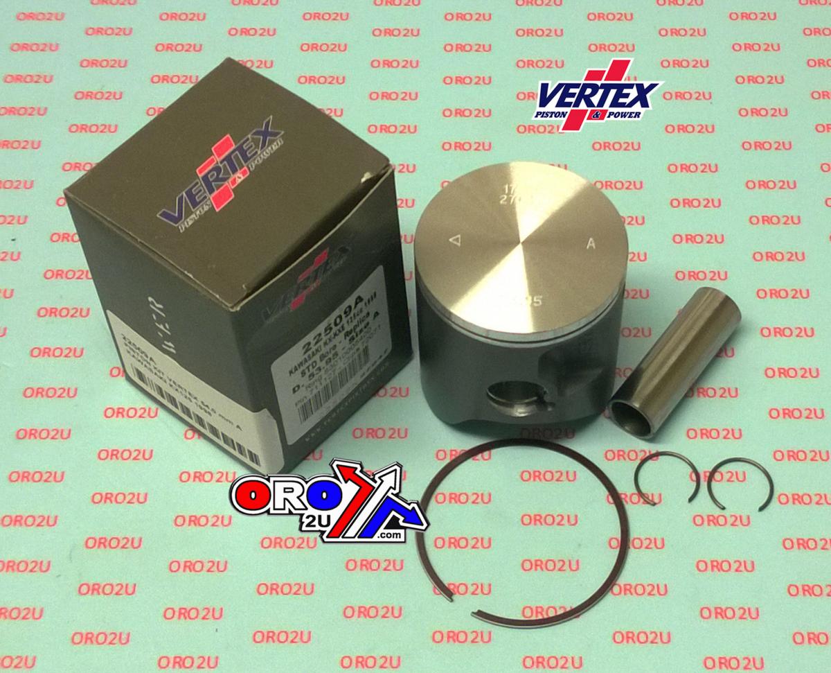PISTON KIT VERTEX 54.0 A KAWASAKI KX/KXE 125 1998, VERTEX 22509A image 1