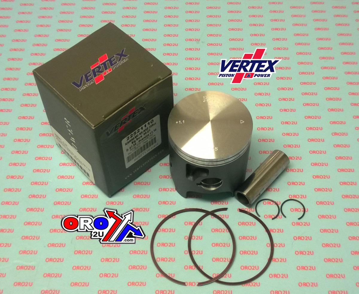 PISTON KIT VERTEX 66.4 D KAWASAKI KX/KXE 250 98-01, VERTEX 22521D thumbnail 2