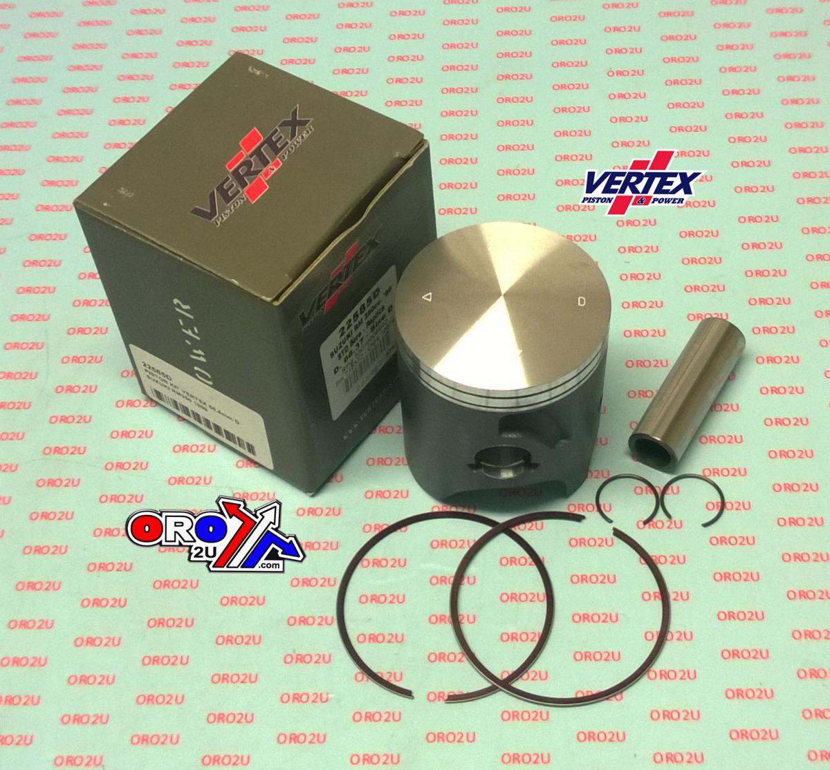 PISTON KIT VERTEX 66.4 A KAWASAKI KX/KXE 250 98-01 RACE, VERTEX 22579A SINGLE RING image 1