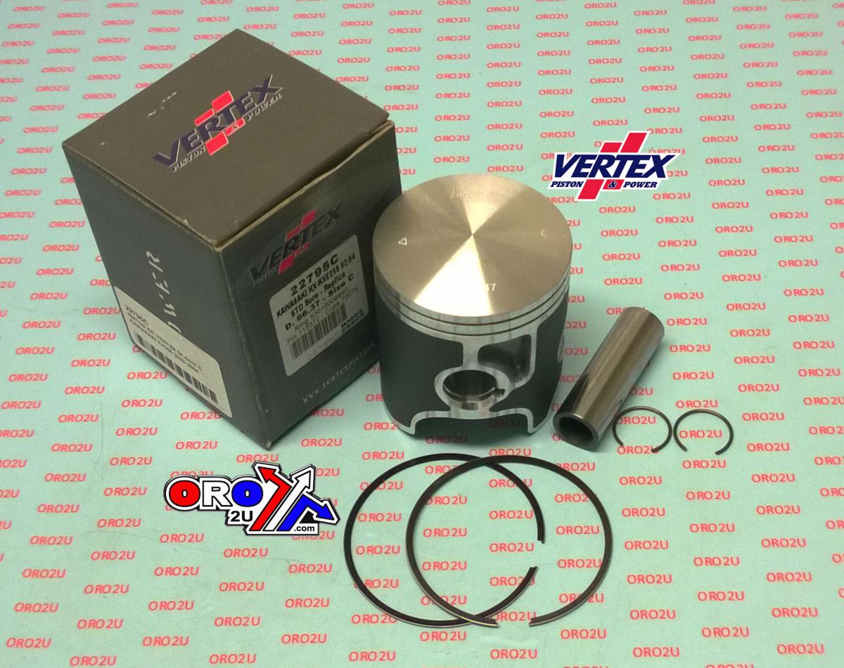 PISTON KIT VERTEX 66.4 B KAWASAKI KX/KXE 250 02-04, VERTEX 22795B thumbnail 2