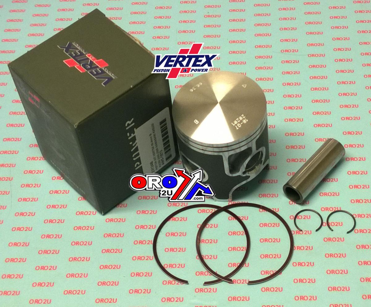 PISTON KIT VERTEX 66.4 C KAWASAKI KX/KXE 250 05-08, VERTEX 23124C thumbnail 2