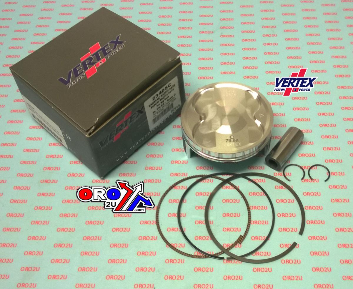 PISTON KIT VERTEX 80.0 A KAWASAKI KX/KXE 250 04-09, VERTEX 23405A SUZUKI RMZ 250 OS +3.00 BIG BORE image 1