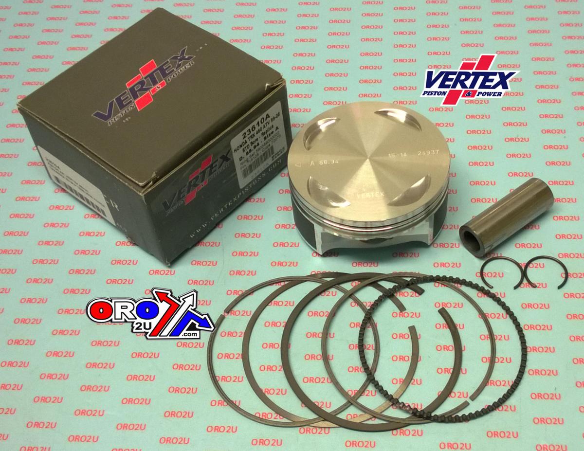 PISTON KIT VERTEX 77.0 C HC KAWASAKI KX/KXE 250 2010, VERTEX 23567C HC COMPR 13,9:1 image 1
