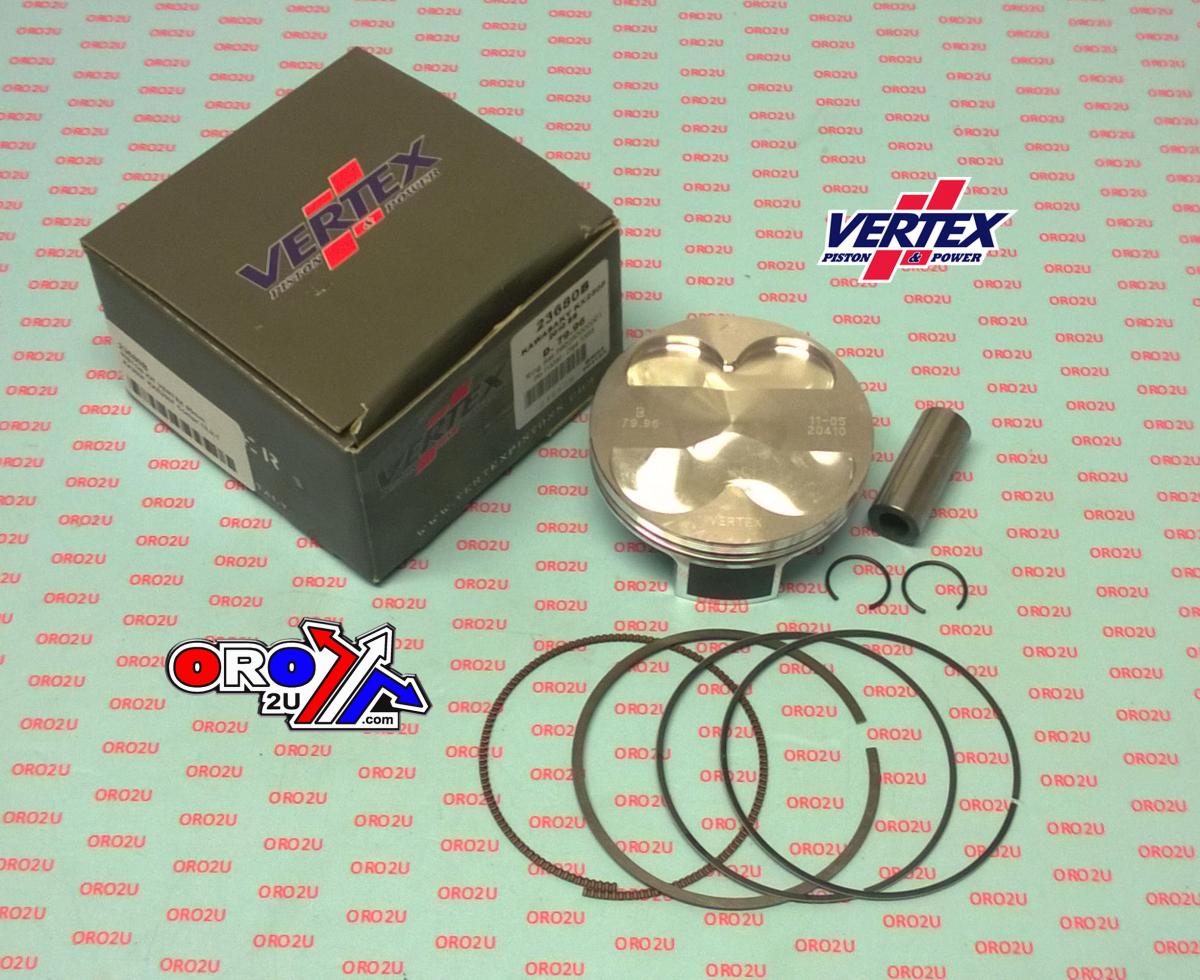 PISTON KIT VERTEX 80.0 B KAWASAKI KX/KXE 250 2010, VERTEX 23680B OS+3.00 BIG BORE COMPR 13,2:1 image 1