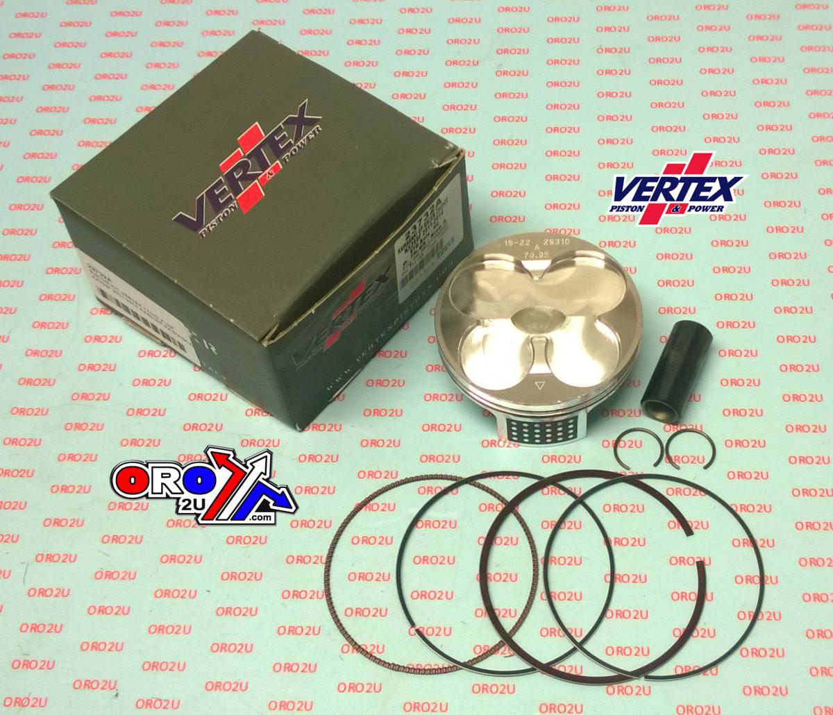 PISTON KIT VERTEX 77.0 B GP KAWASAKI KX/KXE 250 11-14, VERTEX 23732B HC COMPR 14,5:1 GP RACERS CHOICE thumbnail 2