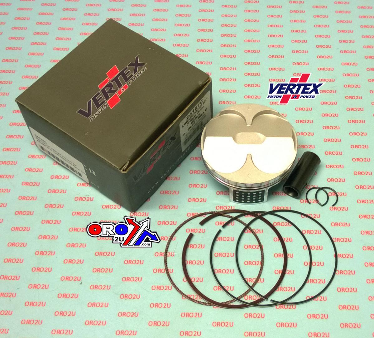 PISTON KIT VERTEX 77.0 C GP KAWASAKI KX 250 2017, VERTEX 24167C HC COMPR 14,7:1 GP RACERS CHOICE image 1