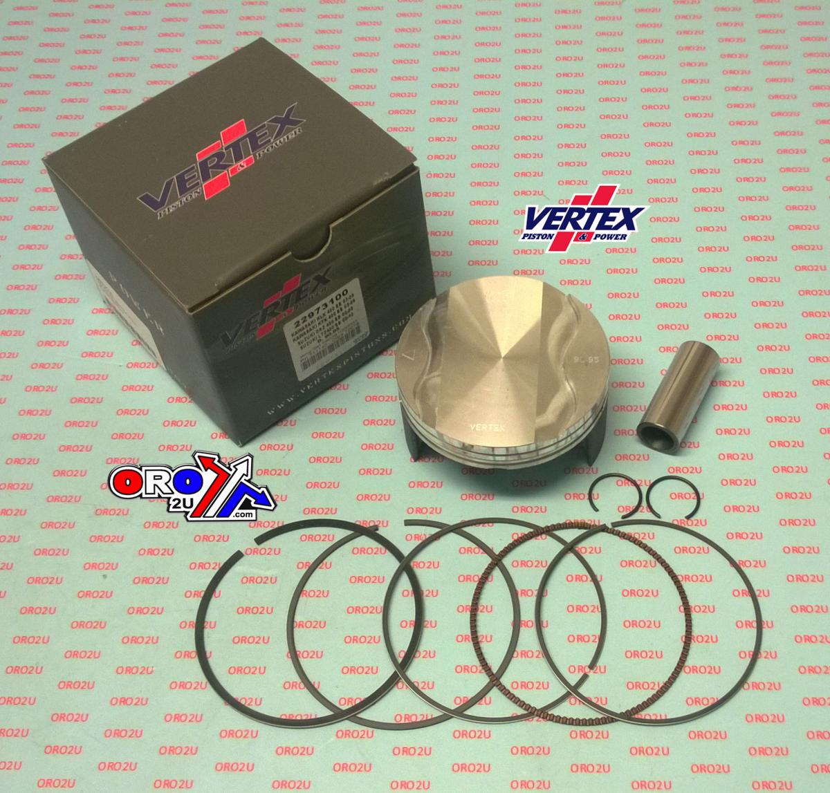PISTON KIT VERTEX 91.0 SUZUKI DRZ/LTZ 400 00-12, VERTEX 22973100 BIG BORE OS +1.00 KAW KLX/KFX 400 image 1