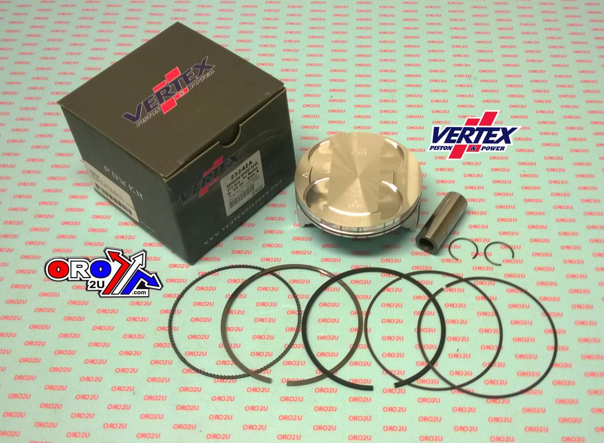 PISTON KIT VERTEX 96.0 C KAW KLX/KX/KXE 450 06-10, VERTEX 23242B COMPR 12,0:1 thumbnail 2