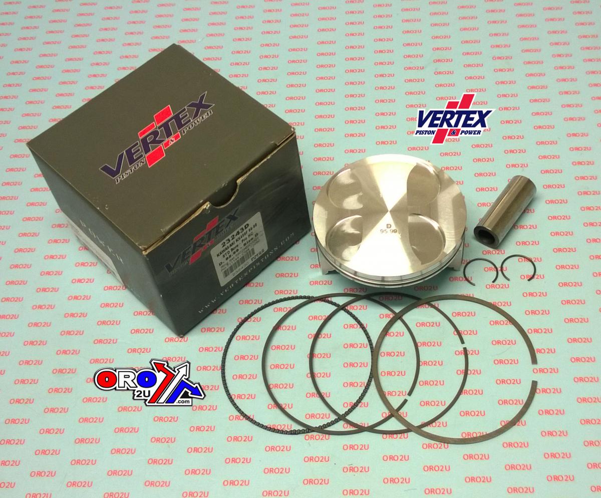 PISTON KIT VERTEX 96.0 D HC KAW KLX/KX/KXE 450 06-10, VERTEX 23243D HC COMPR 13,0:1 image 1