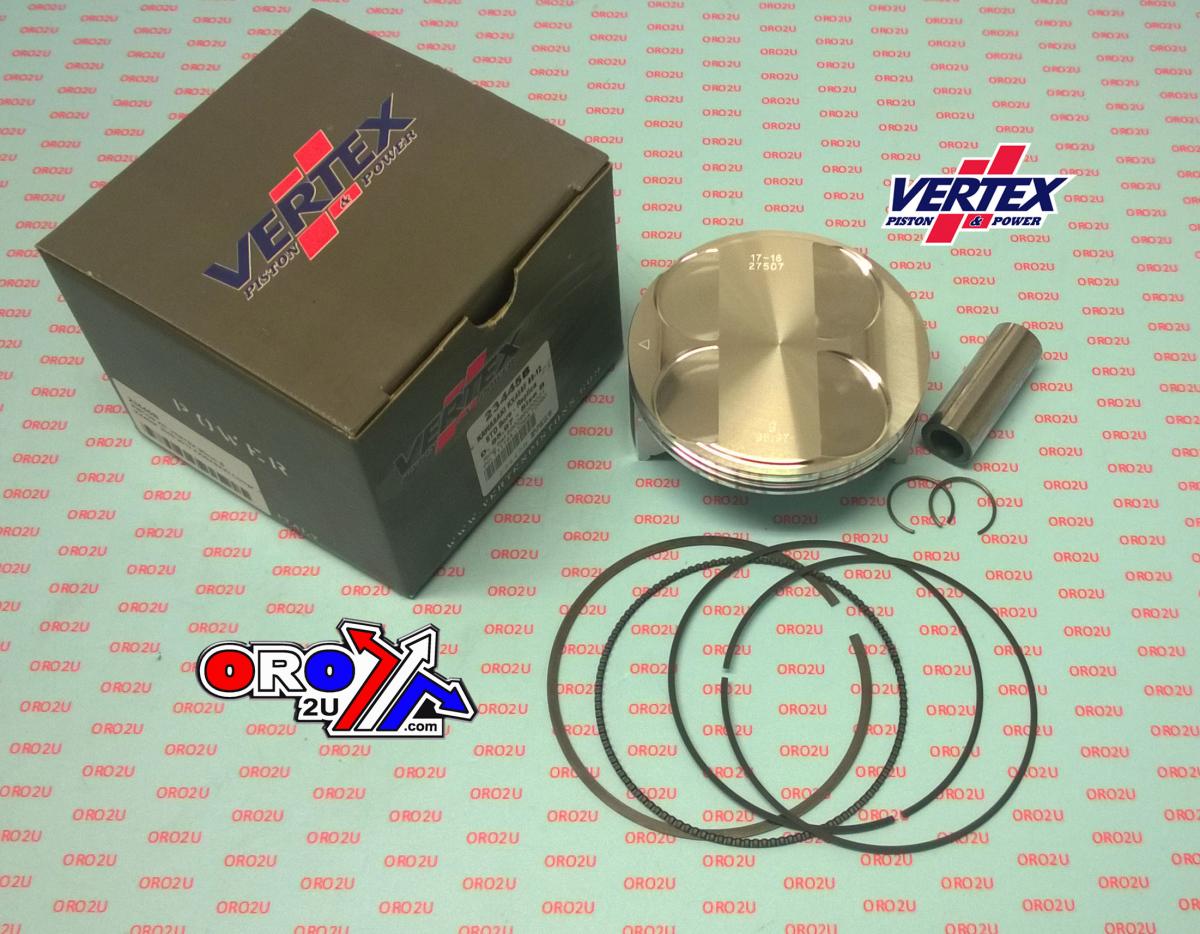 PISTON KIT VERTEX 96.0 C KAWASAKI KX 450 09-12, VERTEX 23445C COMPR 12.7:1 thumbnail 2