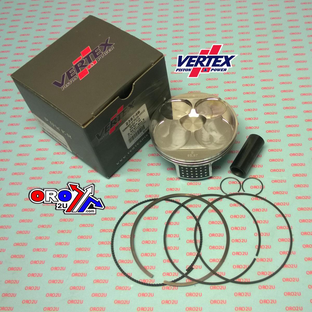 PISTON KIT VERTEX 96.0 B GP KAWASAKI KX 450 13-14/16-18, VERTEX 23874B HC COMPR GP RACERS CHOICE thumbnail 2