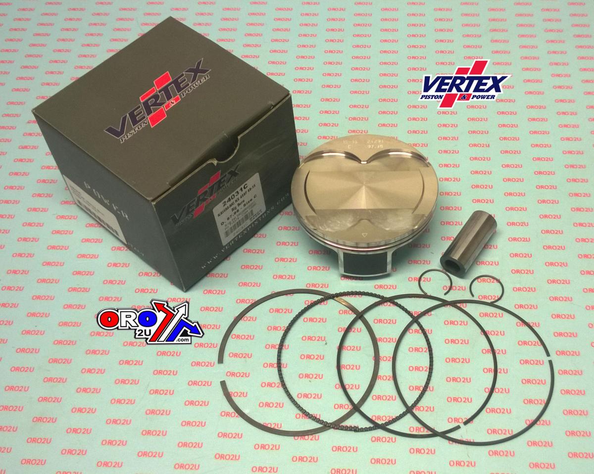 PISTON KIT VERTEX 98.0 B KAWASAKI KX 450 09-15, VERTEX 24031B OS+2:00 BIG BORE COMPR 12,5:1 image 1