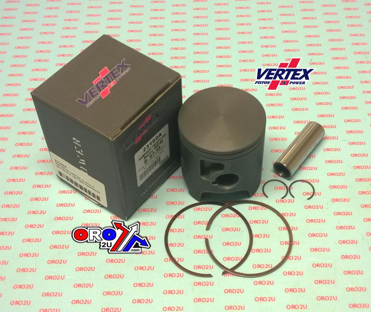 PISTON KIT VERTEX 67.4 A KAWASAKI 250 TECATE 87-88, VERTEX 23192A image 1