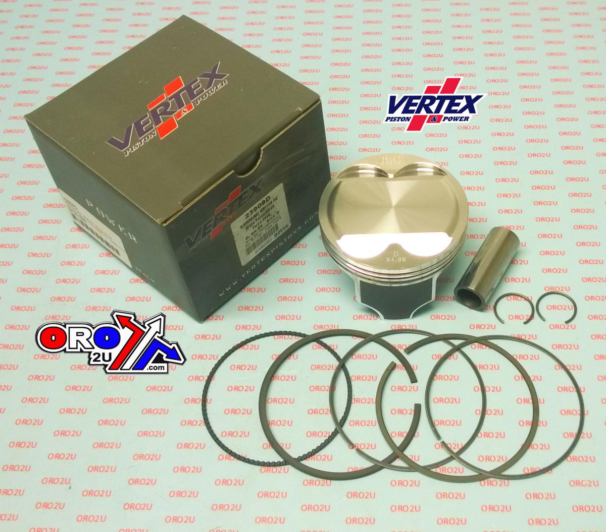 PISTON KIT VERTEX 85.0 D HC KAWASAKI KFX 750 05-14, VERTEX 23909D BRUTE FORCE/TERIX HC COMPR 11,5:1 image 1