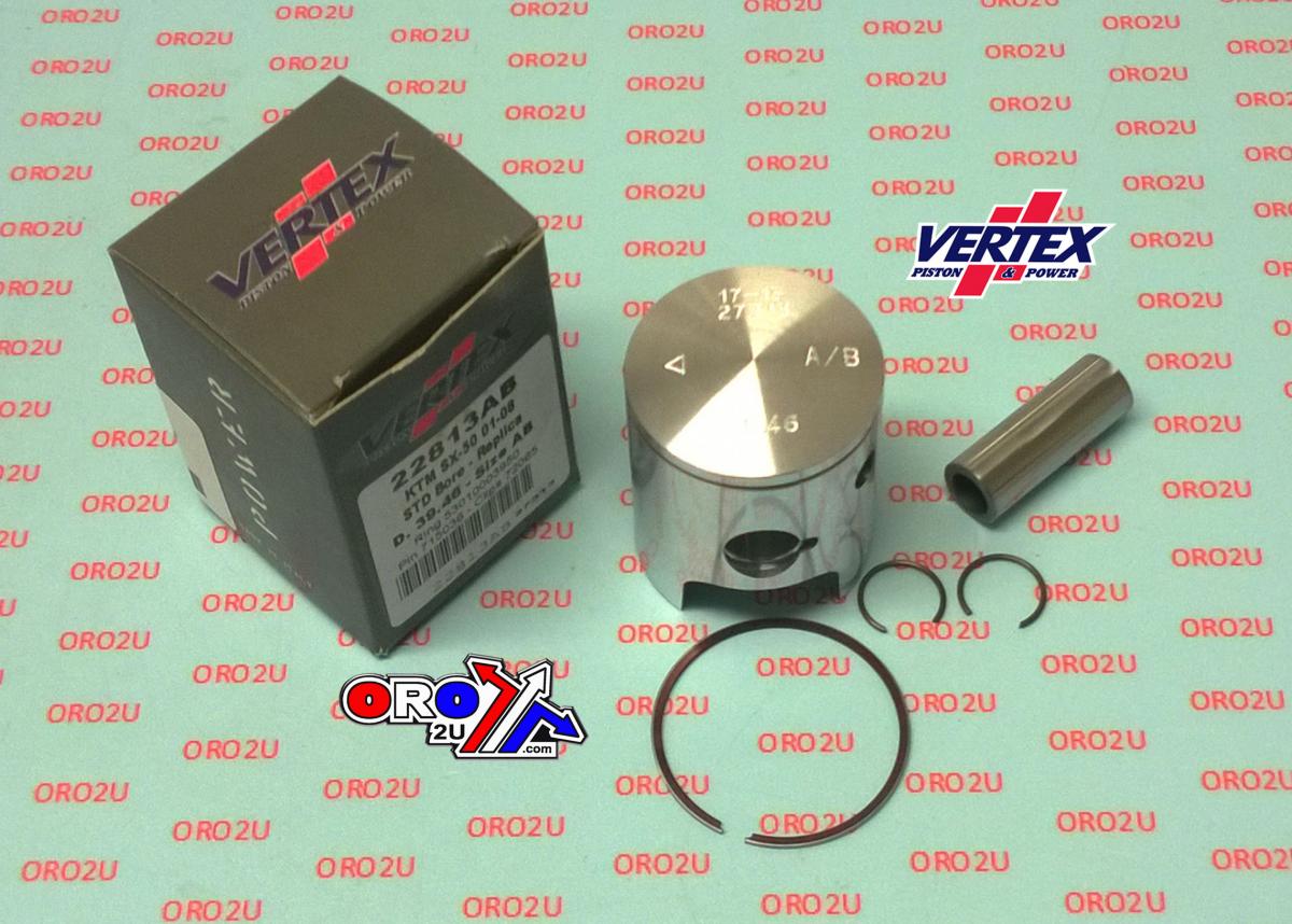 PISTON KIT VERTEX 39.5 A/B KTM SX 50 01-08, VERTEX 22813AB image 1