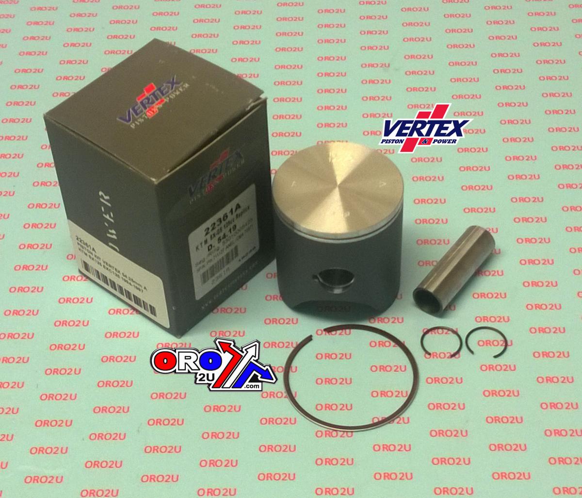 PISTON KIT VERTEX 54.25 E KTM SX/EXC 125 94-97, VERTEX 22361E image 1