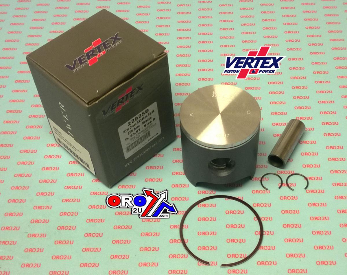 PISTON KIT VERTEX 64.0 A KTM SXC 200 98-16, VERTEX 22925A image 1