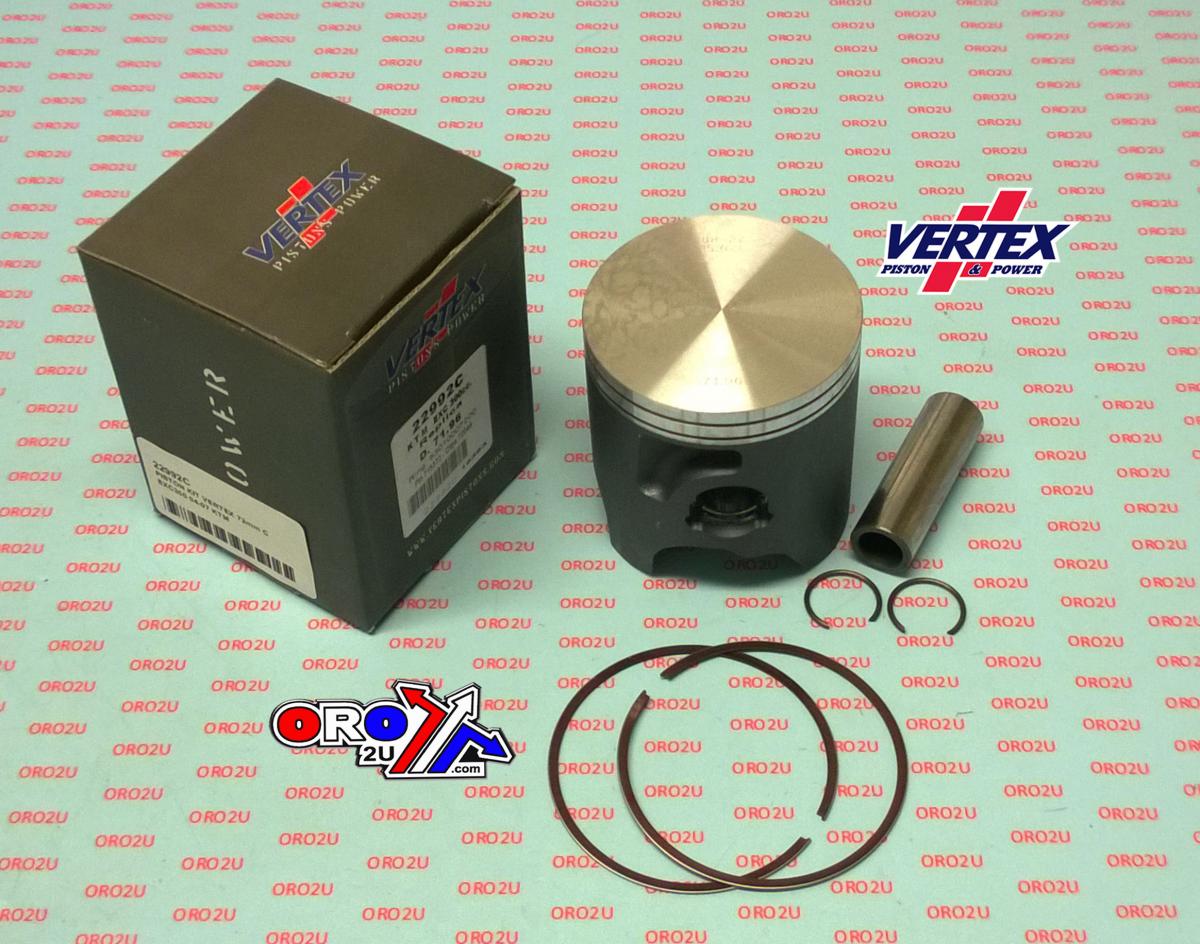 PISTON KIT VERTEX 67.5 D KTM SX/GS 250 90-94, VERTEX 22442D image 1