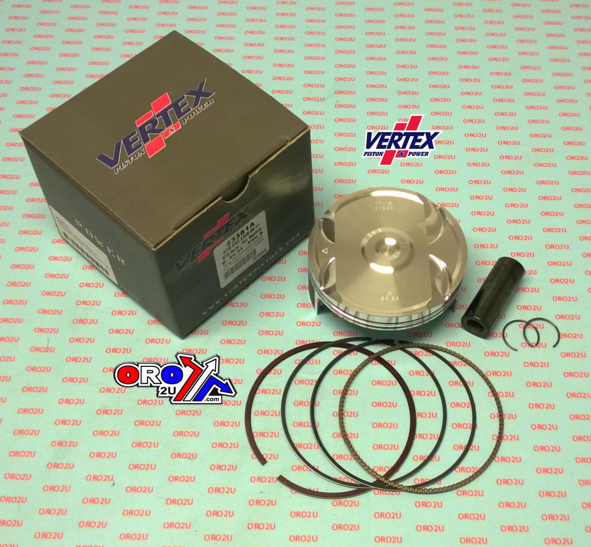 PISTON KIT VERTEX 95.0 B KTM EXC 530 08-11, VERTEX 23381B COMPR 11,9:1 thumbnail 2
