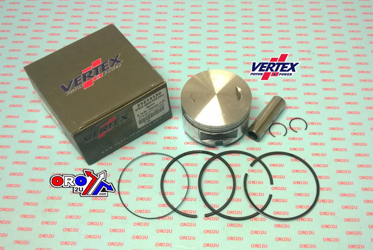 PISTON KIT VERTEX 72.7 KYMCO KXR/MXU 250 03-06, VERTEX 23213 image 1
