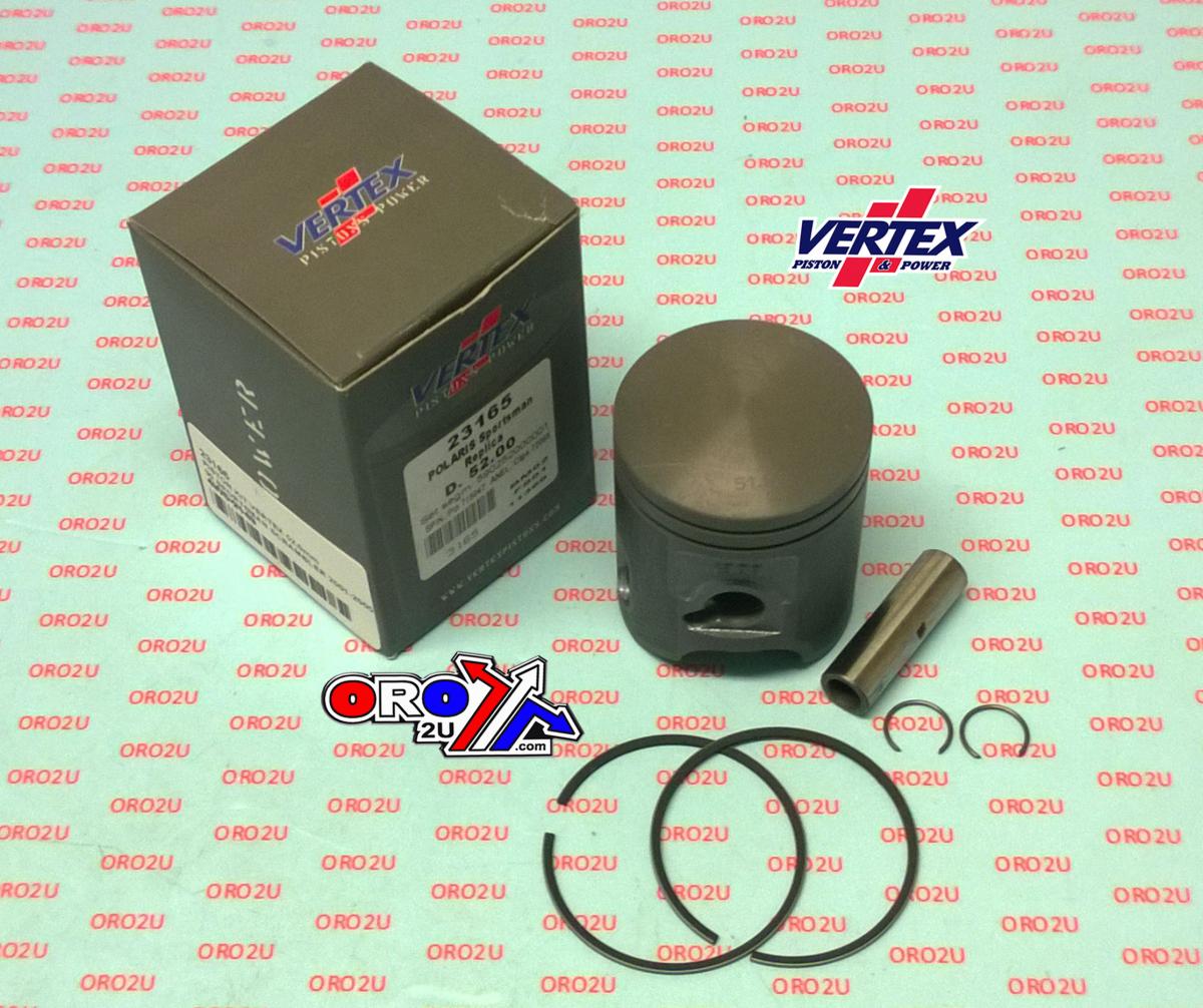 PISTON KIT VERTEX 52.5 POLARIS 90 SPORTSMAN 01-05, VERTEX 23165050 SCRAMBLER OS +0.50 thumbnail 2