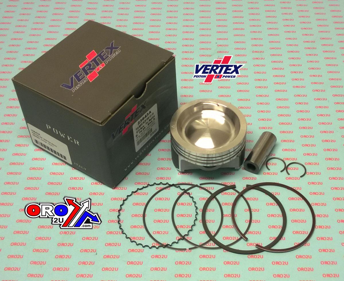 PISTON KIT VERTEX 80.0 B POLARIS RZR/SPORTSMAN 800 09-14, VERTEX 23643A COMPR 10,2:1 thumbnail 2