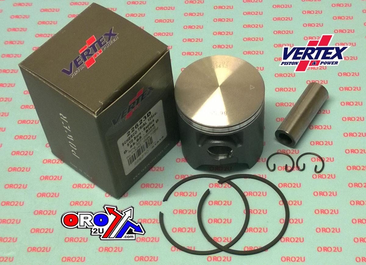 PISTON KIT VERTEX 56.0 D SHERCO TRIAL 125, VERTEX 22623D image 1